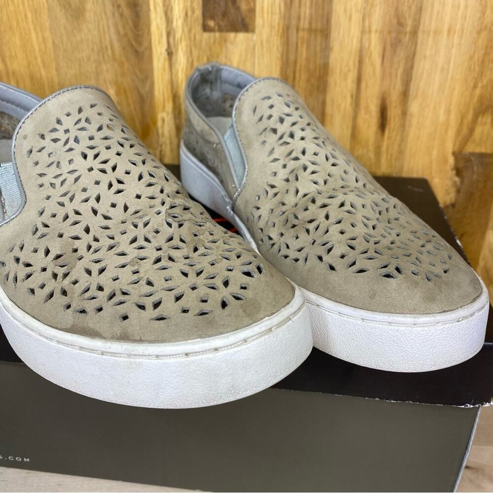 Vionic Splendid Midi Perforated Leather Slip On S… - image 2